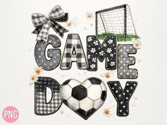 Review: Gameday Soccer Faux Embroidery PNG