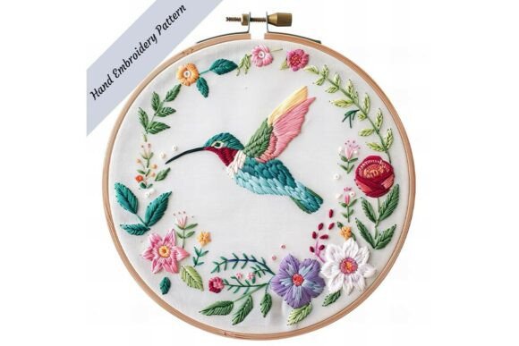 Review: Hummingbird Hand Embroidery Pattern for Merch