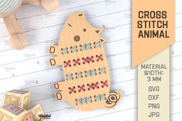 Reviewing Cross Stitch Animals Laser Cut. Pig SVG