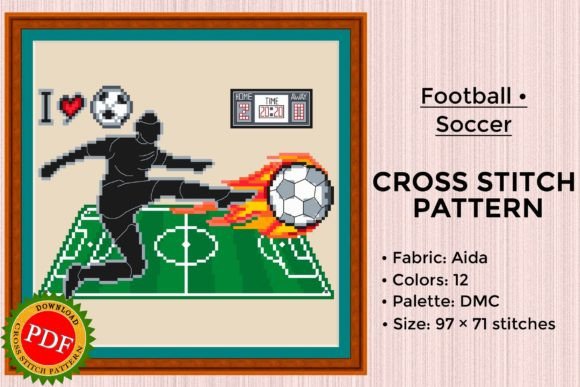 Reviewing Football Cross Stitch Pattern Soccer