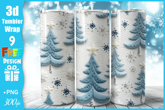 Reviewing the 3D Embroidery Christmas Tree Tumbler Design