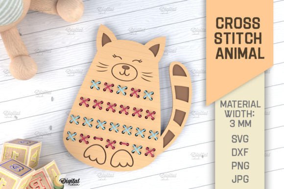 Reviewing the Cross Stitch Animals Laser Cut Cat SVG