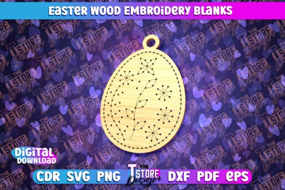 Reviewing the Easter Wood Embroidery Blank