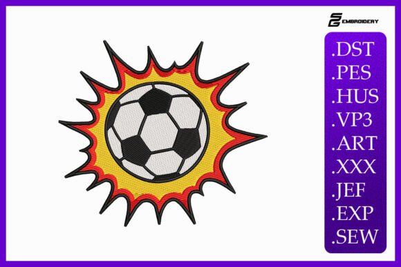 Soccer Ball Explosion: A Bold Holiday Embroidery Review