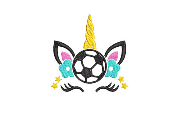 Unicorn with a Soccer Ball: A Holiday Embroidery Review